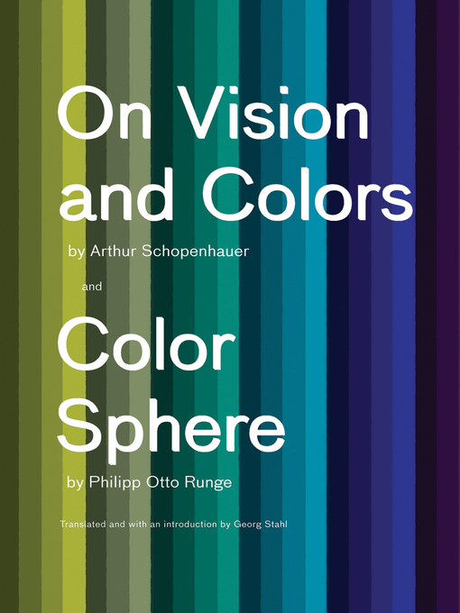 Title details for On Vision and Colors by Arthur Schopenhauer - Available